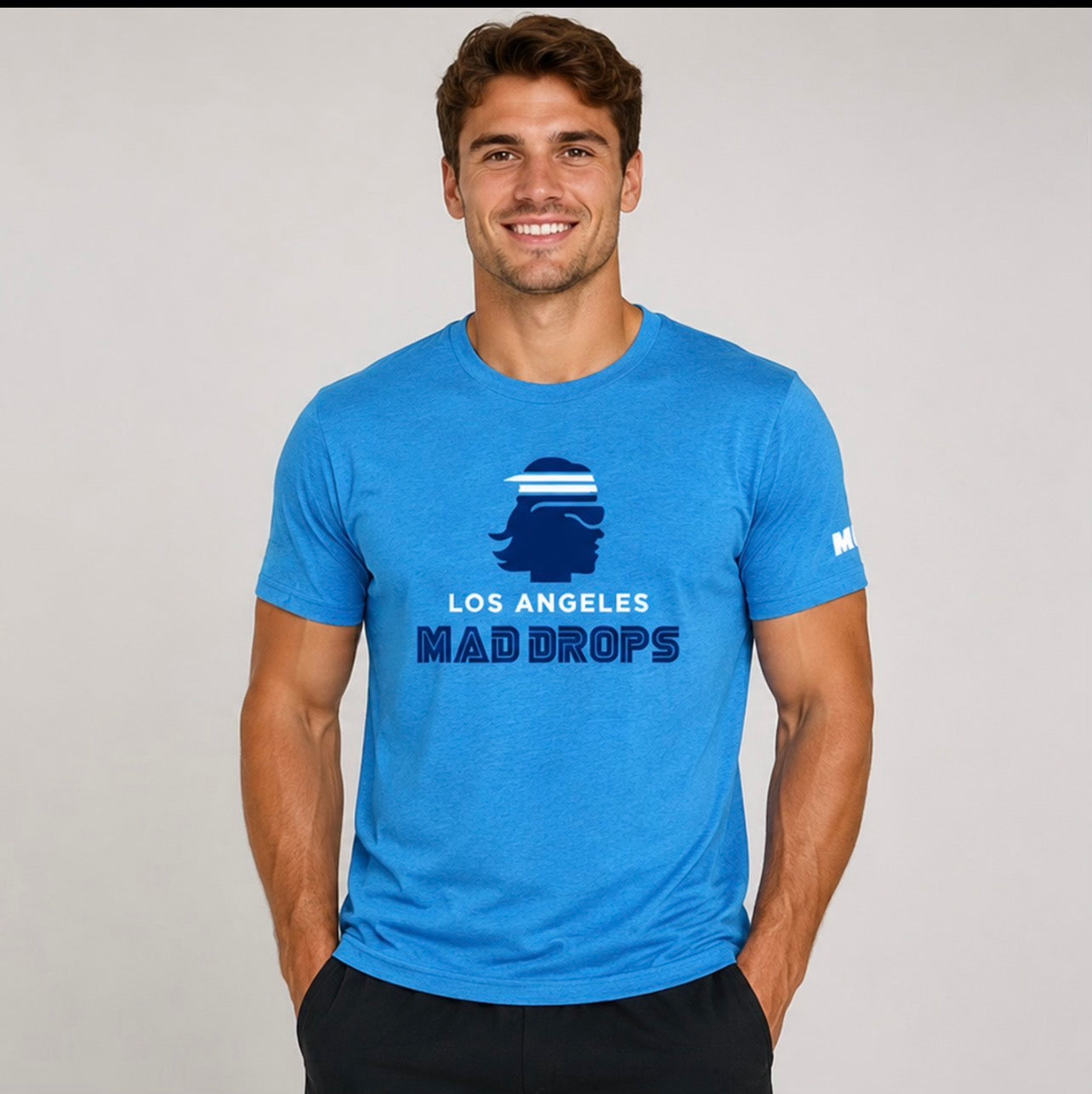 LA Mad Drops Azure Blue Heritage Tee
