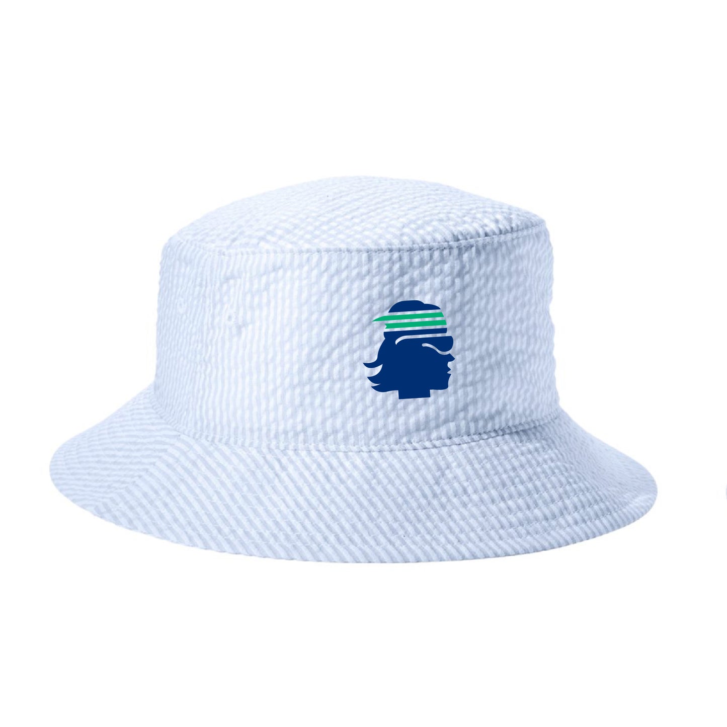 Seaside Seersucker Bucket