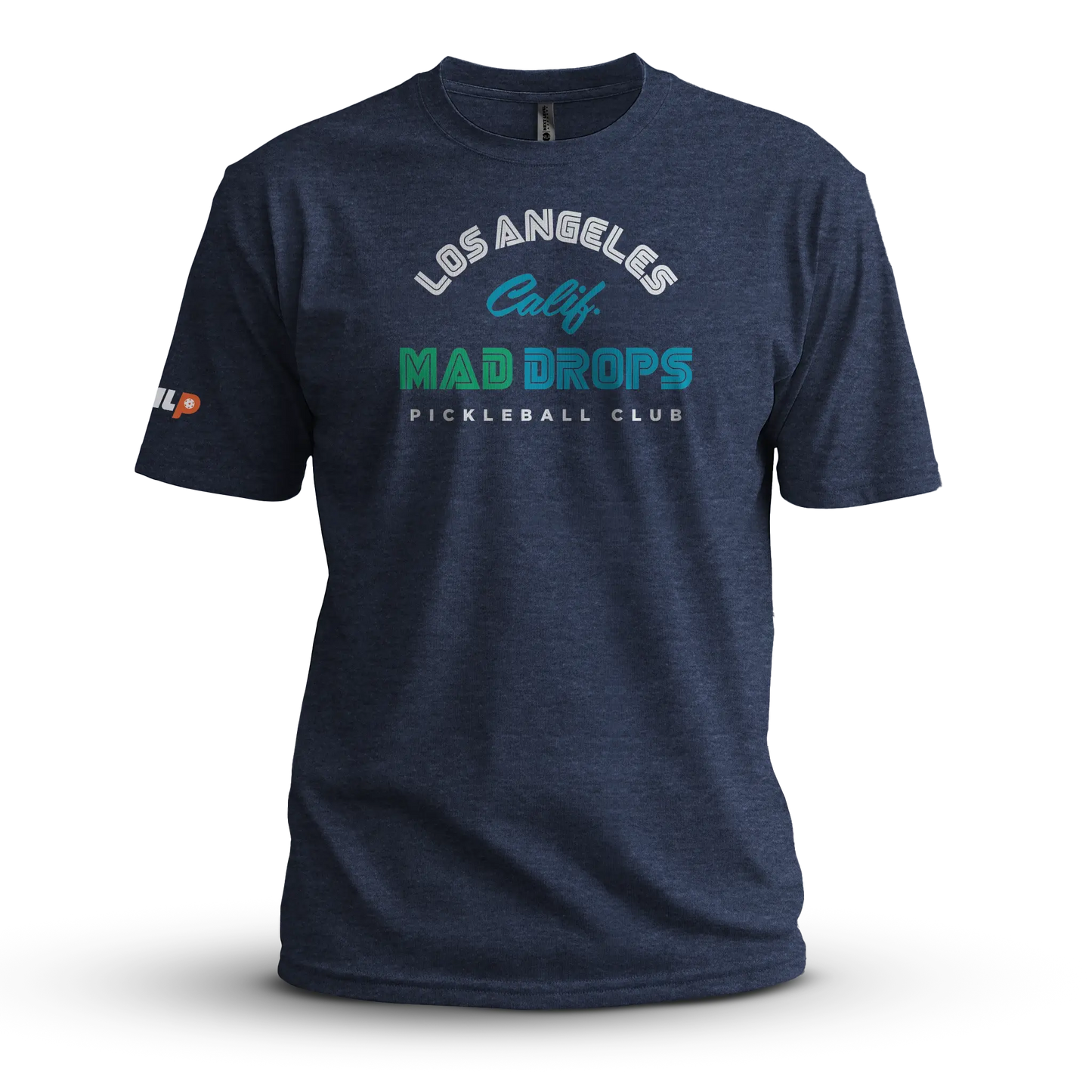 Next Level Heather Navy Mad Drops Shirt